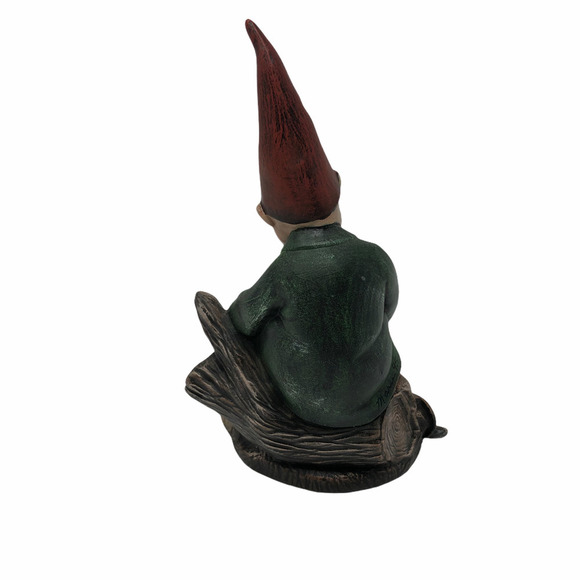 Vintage Porcelain Money Coin Gnome Figure Figurine Mystical Mythical Artist Sign - Picture 6 of 9